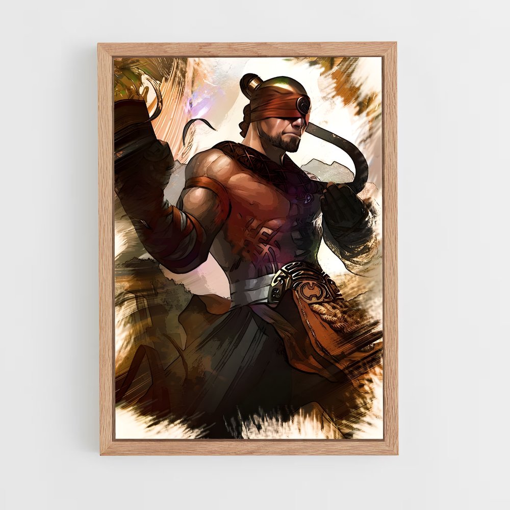 Poster Maître du Sabre – affiche League Of Legends (vue 4)